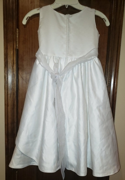 Tip Top kids girl's white communion dress 5T 5 - Picture 2 of 2